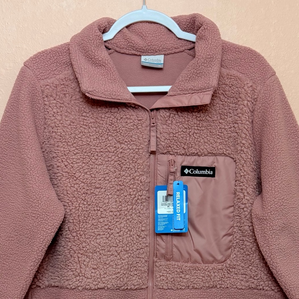 Columbia Lodge Sherpa Full Zip Fleece Jacket - Picture 5 of 8